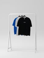 STAY CURIOUS FISHEYE BOXY TEE - OBSIDIAN