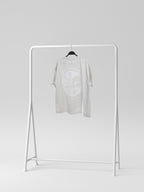 STAY CURIOUS FISHEYE BOXY TEE - PEBBLE