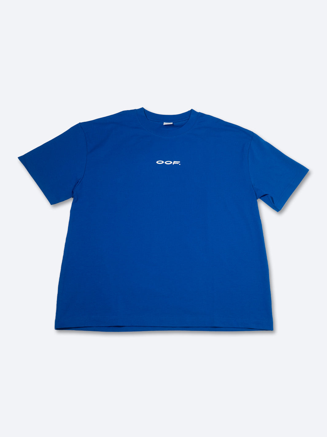 STAY CURIOUS FISHEYE BOXY TEE - COBALT